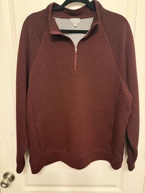 Berkeley Jensen Burgundy Men’s Pullover Sweater Shirt XL